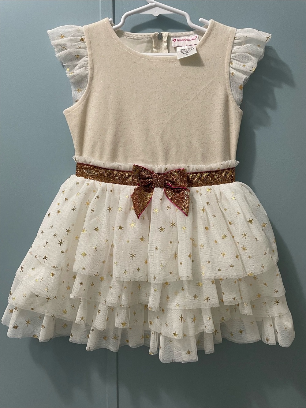 American Girl Golden Twinkle Dress
